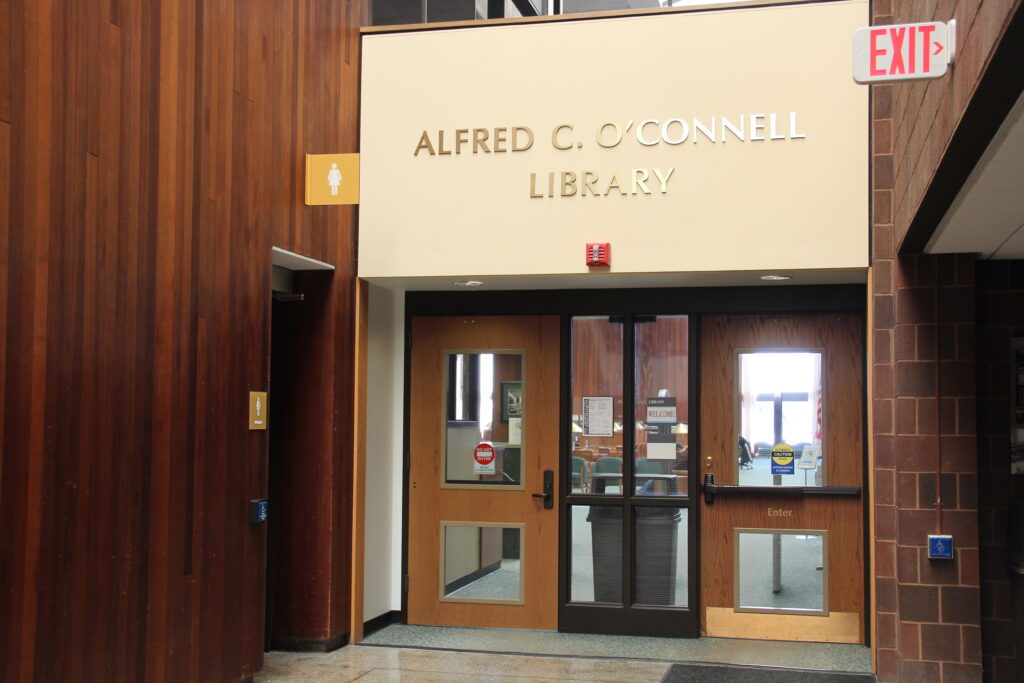 Library entrance
